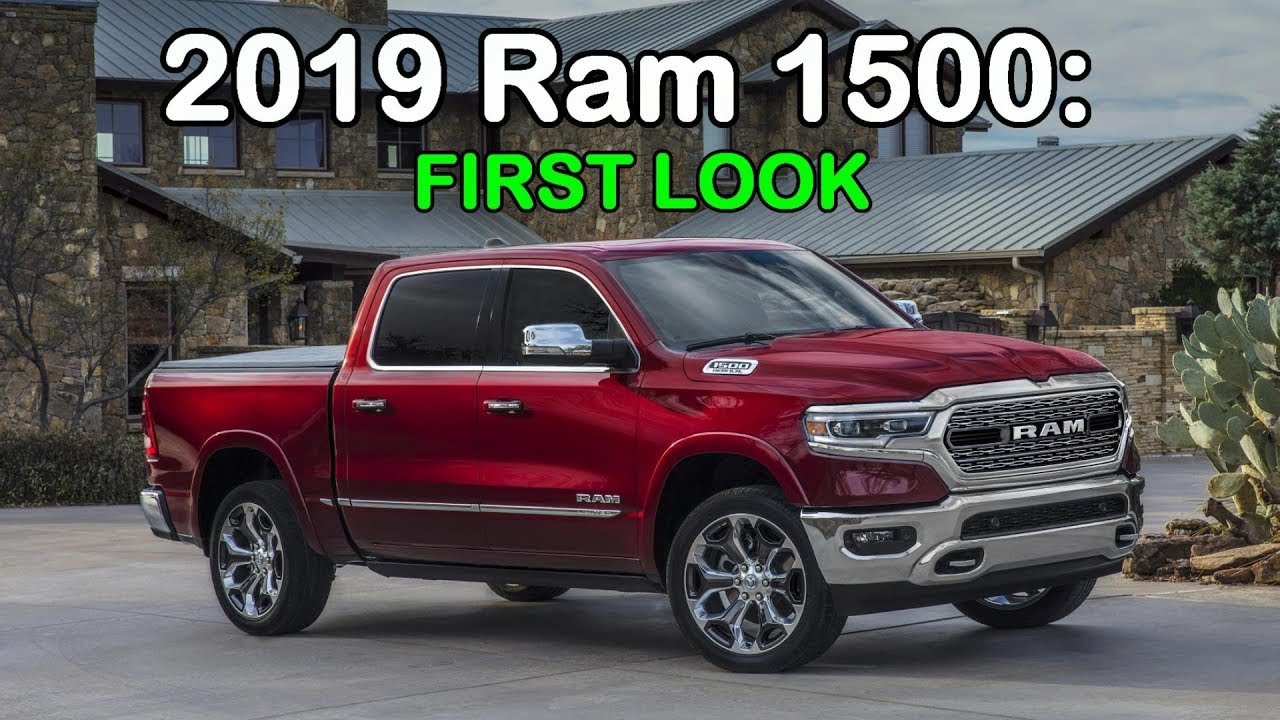 2019 RAM 1500 FIRST LOOK  Exterior Interior  Running Footage