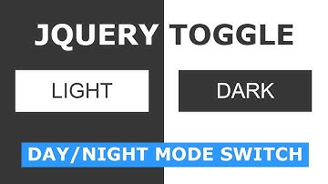 Day / Night Mode Switch Toggle Using Html CSS and Javascript - How To Create a Toggle Switch