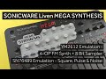 Liven mega synthesis  retro game music production machine