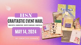 HSN CRAFTASTIC EVENT HAUL| ANNA GRIFFIN| CRAFTER'S COMPANION| DIAMOND PRESS| STAMPS BY ME| COME SEE