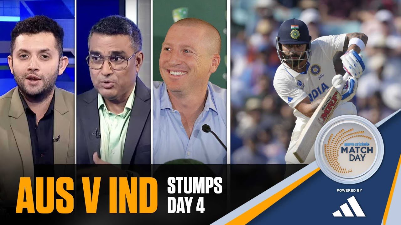 Kohli, Rahane re-build after India lose top 3 WTC Final - AUS v IND Stumps, Day 4