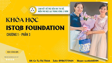 GV Tạ Thị Thinh chuyên đào tạo và tổ chức thi ISTQB foundation và advance level ở 3 miền HN, DN, HCM