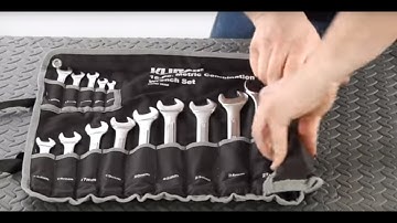 Klutch Metric Combination Wrench Set - 16-Pc.