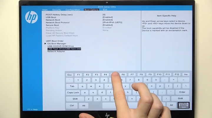 How to Change Boot Order on HP ENVY X360