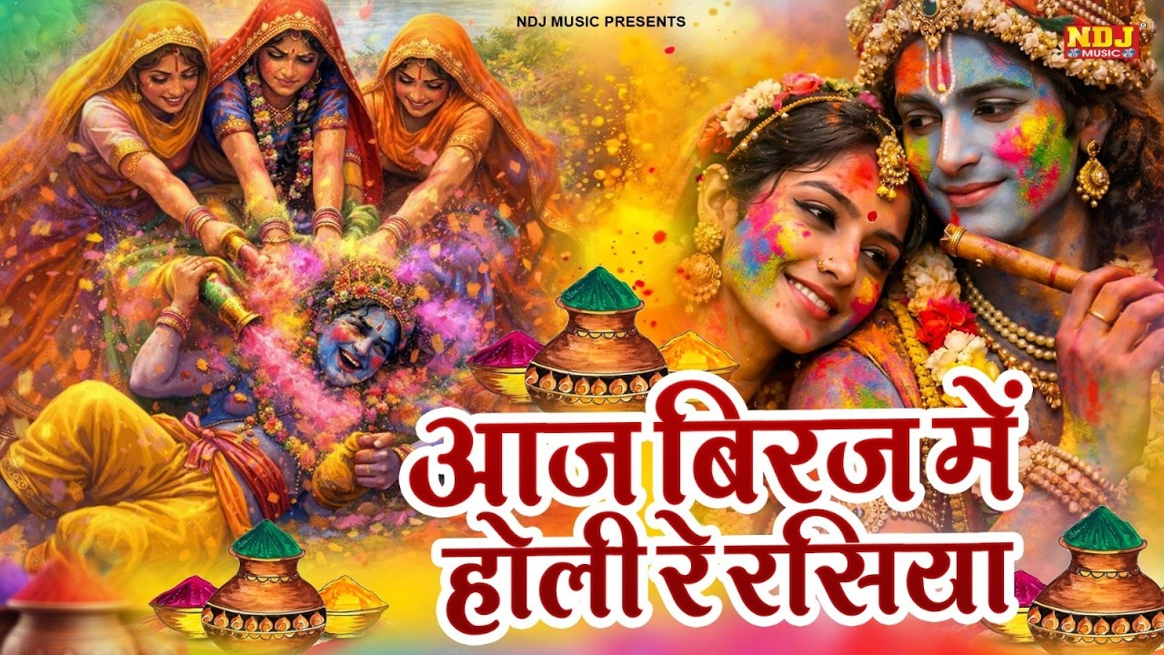 Aaj Biraj Mein Holi Re Rasiya | आज बिरज में होली रे रसिया | Radha Krishna Holi Bhajan | Holi Song