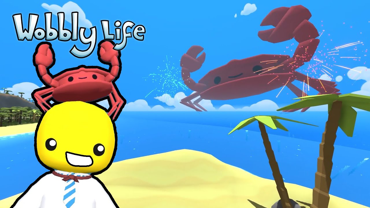 DANCING CRAB HAT UNLOCK and Giant Crab SECRET Wobbly Life 0.94 YouTube
