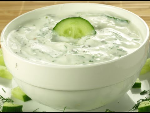 Tzatziki Arab Lebanese style Cucumber Yoghurt dip (How to make Tzatziki)