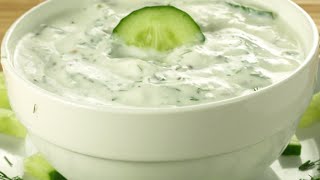 Tzatziki Arab Lebanese  style Cucumber Yoghurt dip (How to make Tzatziki)
