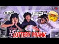 FAKE LOTTERY TICKET PRANK ON FRIENDS😂😳 *GONE WRONG*
