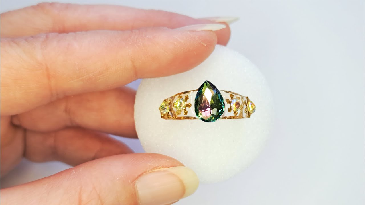 UV Resin - Princess Ring (first try) 