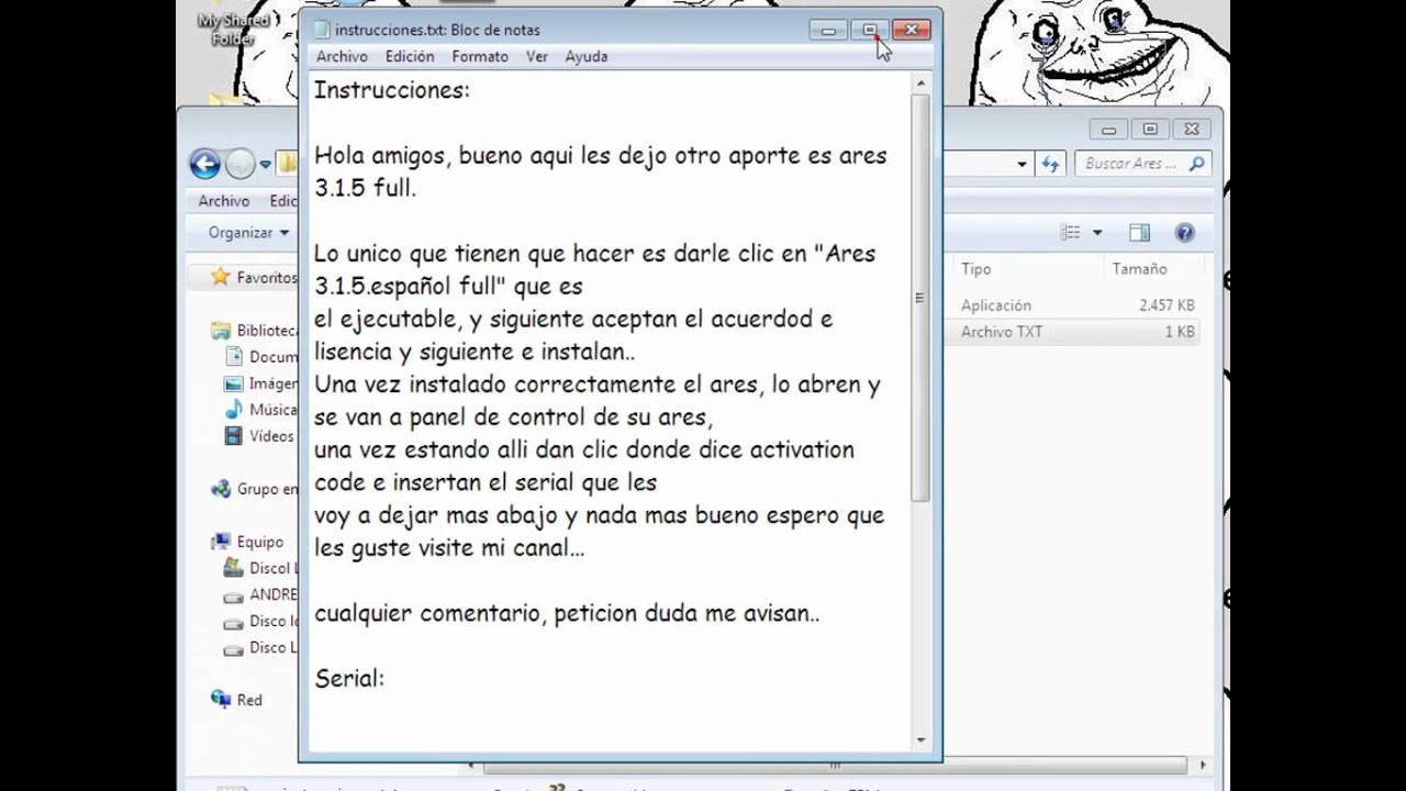 Descargar Ares 3.1.5.Full + Keygen y en español 2012 - YouTube
