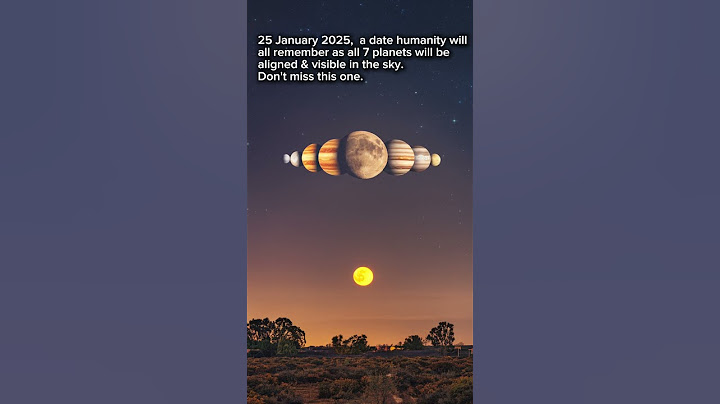 Rare Planetary Alignment 2025: Witness All 7 Planets Aligned on January 25!