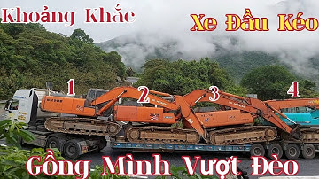 KHOẢNG KHẮC XE ĐẦU KÉO GỒNG MÌNH VƯỢT KHÚC CUA TỬ THẦN TRÊN ĐÈO HẢI VÂN