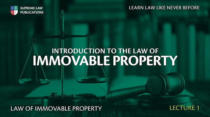 Law of Immovable Property in Ghana- Introduction