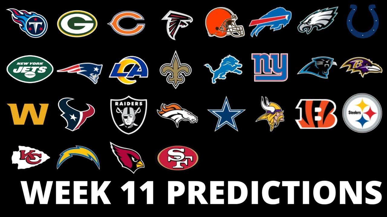 2022 WEEK 11 NFL PREDICTIONS 