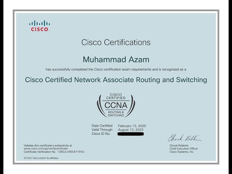 How to get Cisco CCNA Certificate in PDF Format