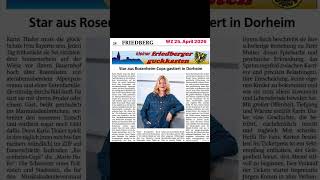 Wir freuen uns auf Karin Thaler alias Marie Hofer von den Rosenheim-Cops in der Schalterhalle!