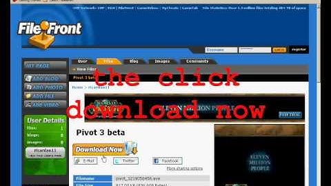 Downloading Pivot 3 Beta