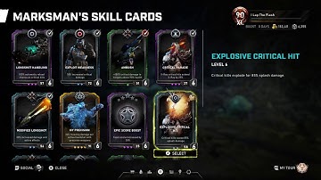 Gears 5 - OP 5 Marksman / Fahz Class - Going Over Changes & New Optimal Build for Skill Cards