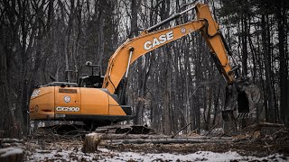 How to Bench Down a Pile in an Excavator