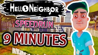 Hello Neighbor Speedrun Any% [9 Minutes, 7th Place] (REJECTED RUN)