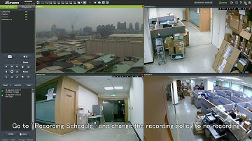 Surveon NVR3000 64-ch Linux RAID NVR – How to setup different recording policies