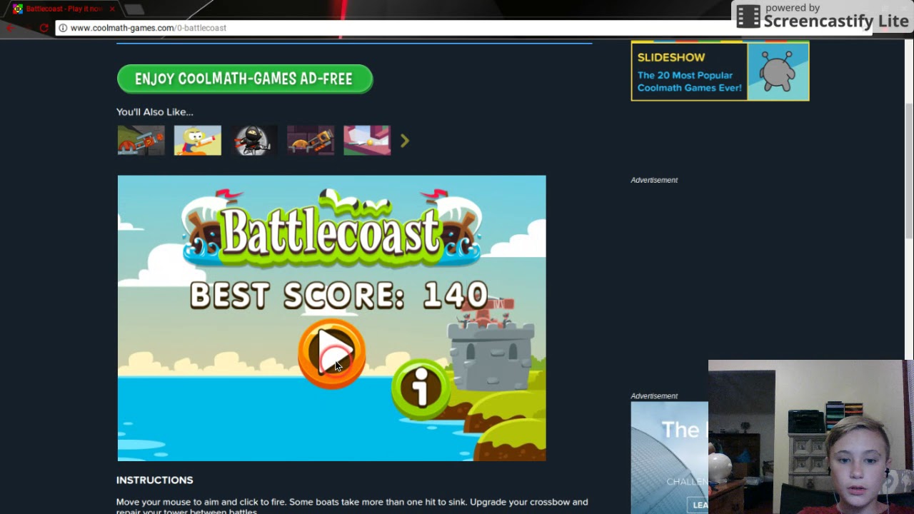 Battle Coast Coolmathgames Youtube