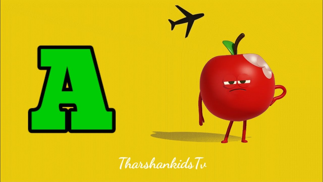 phonics song alphabetsong abcd song kidslearnings aforapple bforball education videos tharshankidsTv