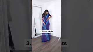 Cotton Saree Draping Hacks | how to wear saree | how to drape a saree perfectly | shorts
