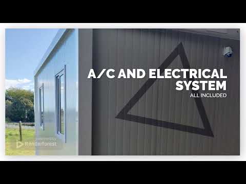 20ft Container home 193sqft / 18sqm tiny home with all the basics included