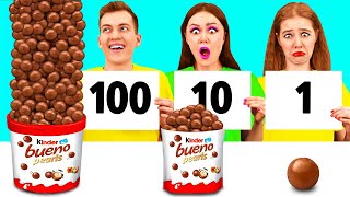 تحدي 100 طبقة من الطعام | وصفات طعام مضحكة TeenTeam Challenge