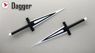Create A Cool Paper Dagger - How To Make A Fantasy Dagger With Paper