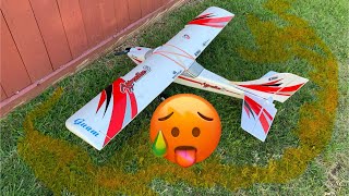 E-Flite Apprentice S 150 Crash Bad 🥵