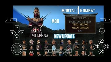 Mortal Kombat 1:Mod PPSSPP NEW UPDATE(KOMBAT PACK)|MK Unchained|Android|Offline|