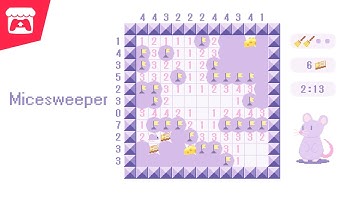 Micesweeper - Minesweeper meets Picross in this puzzle game about helping a mouse collect cheese!