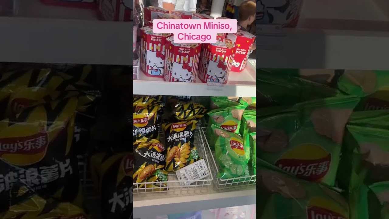 Visiting Miniso store in Chinatown, Chicago 