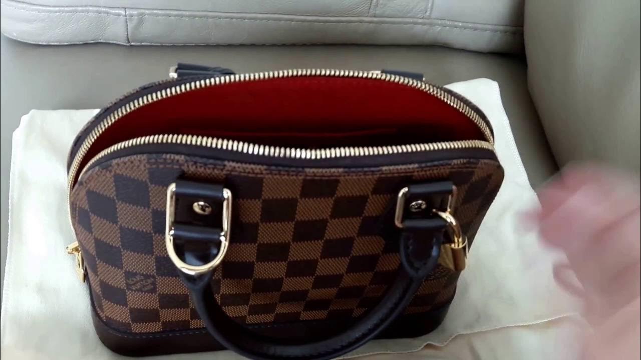 Louis Vuitton Alma BB in Damier Ebene -- Creating a Different Look