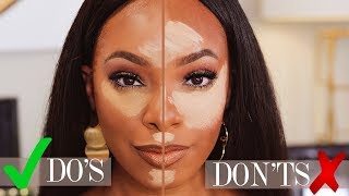 MAKEUP FOR BEGINNERS: HIGHLIGHT & CONTOUR DO'S AND DON'TS | KYRA KNOX