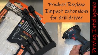 Amazon Impact Drill Driver Extension For Use Of 1/4 3/8 & 1/2 Sockets: Product Review