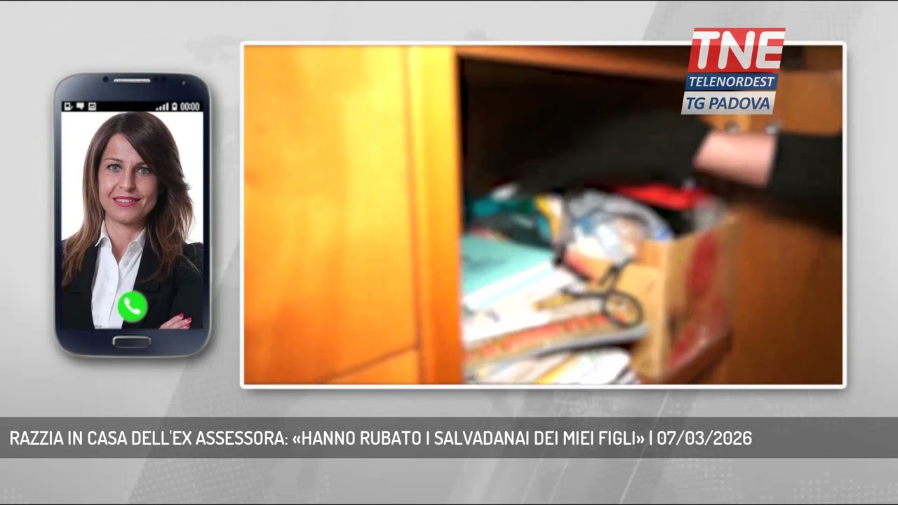 RAZZIA IN CASA DELL'EX ASSESSORA: «HANNO RUBATO I SALVADANAI DEI MIEI FIGLI» | 07/03/2026