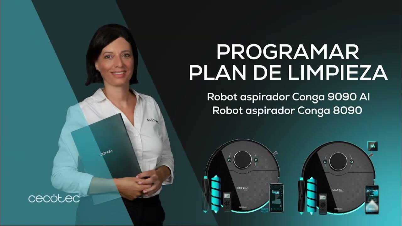 Robot aspirador Conga 2090 Vision - 10 programas de limpieza