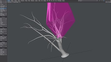 LightWave Model - Tree, Branches, and MetaCage