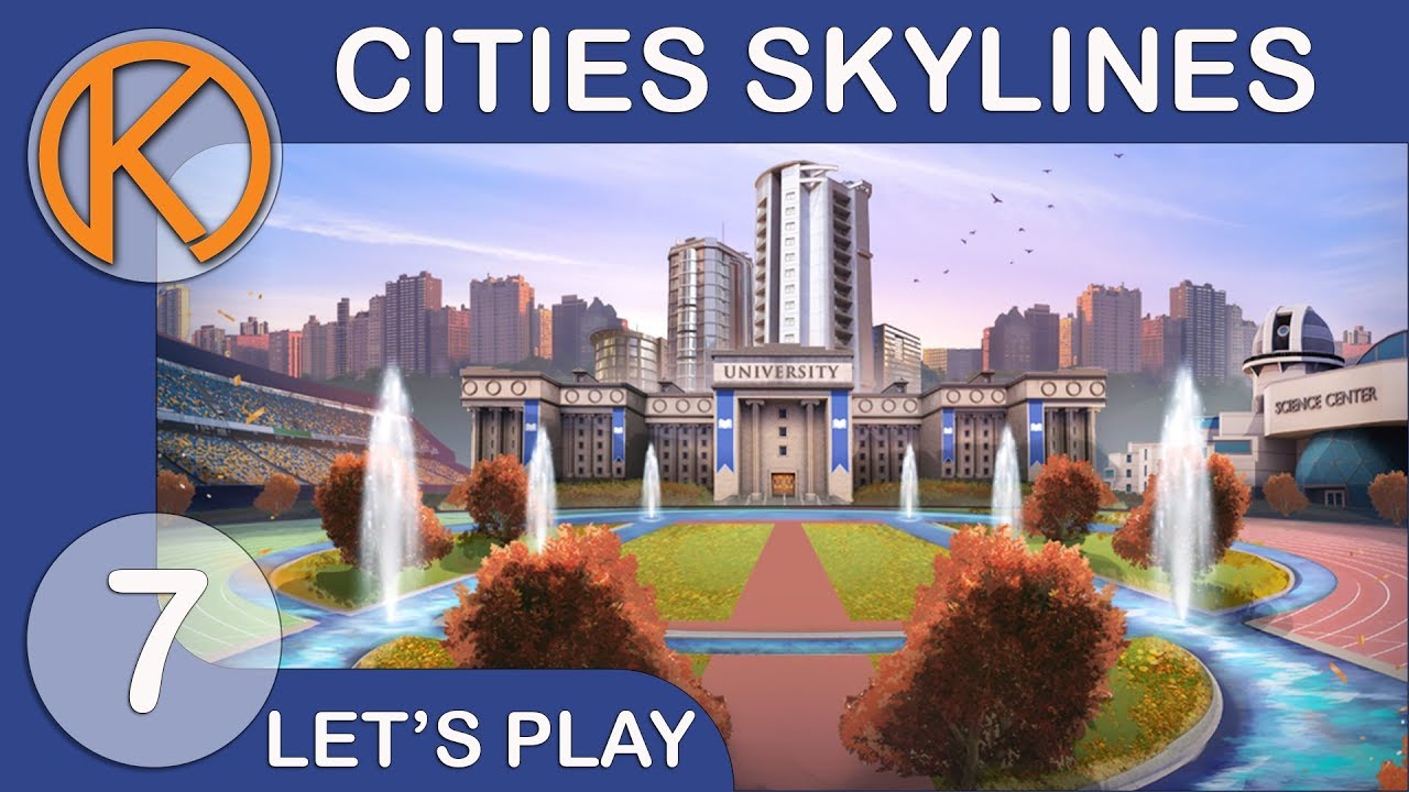 Cities Skylines Campus OIL INDUSTRY Ep 7 Let s Play Cities