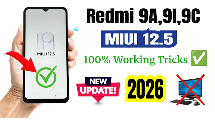 Redmi 9, 9A 9i Frp Bypass // MiUi 12.5 // 100% Working Method 2026 Without Pc “ No Settings open 