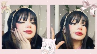 ༊*˚🩰*･ﾟ✧˖°my anime girl makeup look˚ ༘♡  ₊˚ˑ🍥*･