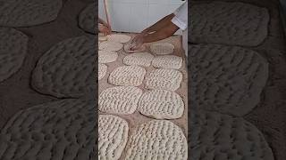 Baking traditional Berber bread in an old bakery