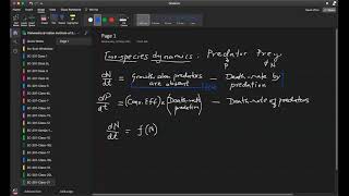 EC 201: Class 21: Two species population dynamics - Predator-Prey models