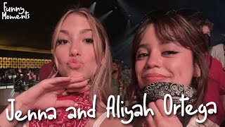 Jenna Ortega and Aliyah Ortega funny moments for 2 minutes straight