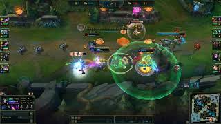 Jhin survives 4 man tower dive