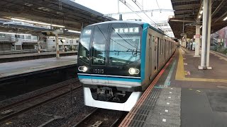 メトロ15000系15115F 17S 各駅停車三鷹行き 南行徳駅発着シーン